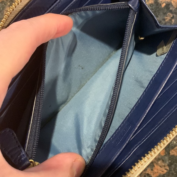 Coach Poppy Madras plaid zip around wallet - Picture 10 of 10